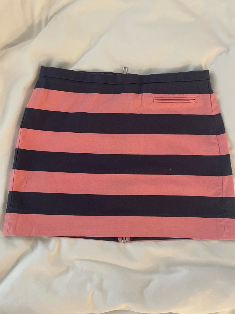 Gap - Striped Navy and Pink Mini Skirt - Women
